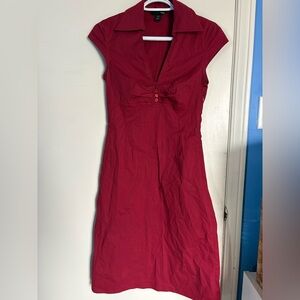 H&M Cotton Red Dress